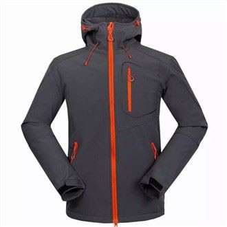 Miesten ulkokäyttöön vedenpitävä hengittävä softshell-takki