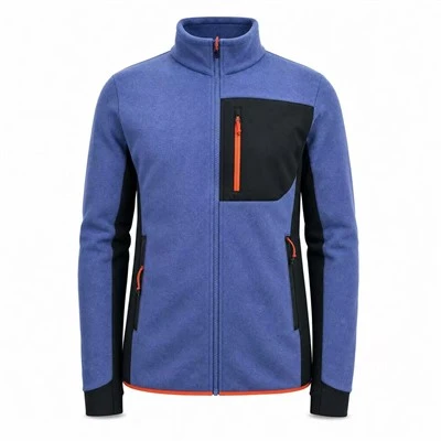 Miesten Polar Fleece -takki vetoketjullisilla taskuilla